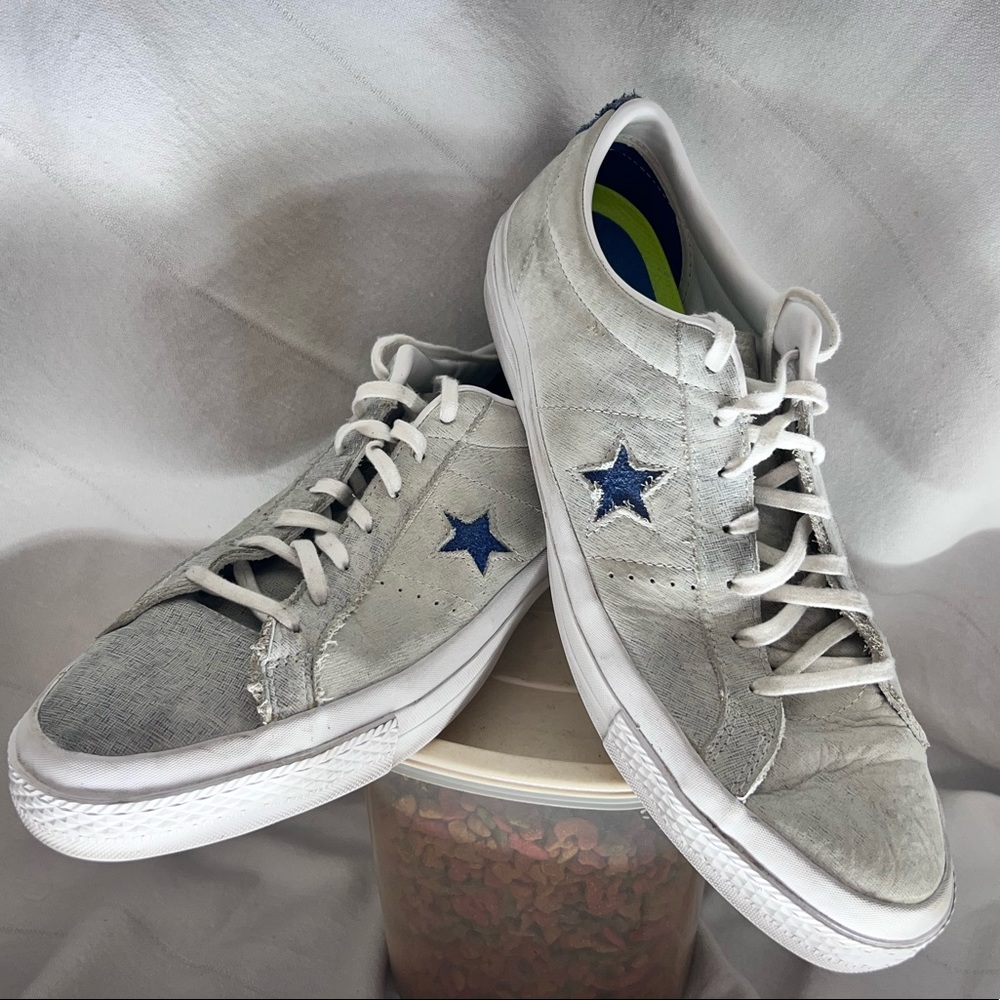 Converse All-Star grey faux suede athletic shoe